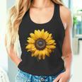 ひまわり モチーフ フラワーアート アート ひまわり タンクトップ