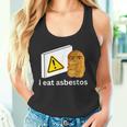 アイ・イート・アスベスト・ファニー・カーズ・チキン・ナゲット・ミーム タンクトップ