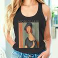 アメデオ・モディリアーニジャンヌ・エビュテルヌ芸術家の帽子で タンクトップ