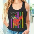 アメリカ国旗 マルディグラ ザリガニ ダビング タンクトップ