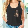 アルザス愛好家のためのポケットに入った面白いジャーマンシェパード タンクトップ