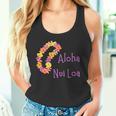 アロハヌイロアハワイアンとても愛し合うフラワーレイ タンクトップ
