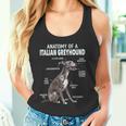 イタリアングレイハウンドの解剖学 タンクトップ