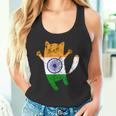 インド国旗 インド猫 タンクトップ
