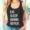 イート・スリープ・ディスクダンノ・リピート タンクトップ