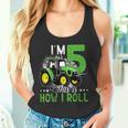 キッズ I Am 5 This Is How I Roll One Years Old Tractor 5歳の誕生日 タンクトップ