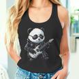ギター ロック音楽を備えたヘビー ロック メタル パンダ タンクトップ