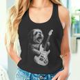 ギターを弾くハバニーズ犬 ロックミュージック 犬好き タンクトップ