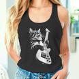ギターを弾くロック猫 面白いギター猫 タンクトップ