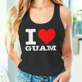 グアム I Heart Guam I Love Guam タンクトップ
