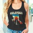 コロンビア ビンテージ コロンビアン カントリー レインボー レトロ 70年代地図 タンクトップ