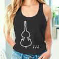コントラバス 音符 音楽 楽器 タンクトップ