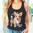 コーギー 天使 子犬 水彩 タンクトップ