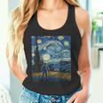 ゴッホにインスパイアされた先見の明のある宇宙飛行士未来の宇宙飛行士 タンクトップ