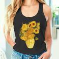 ゴッホのひまわりの現代美術の絵画 タンクトップ