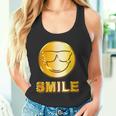 ゴールデン スマイル（フェイク ゴールド風）スマイリー フェイス ニコニコ 笑顔 サングラス 面白い 色 タンクトップ