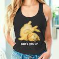 ゴールデンレトリバー ゴールデン 犬 Can't Get Up かわいい やる気スイッチ故障中 水彩 おもしろ 犬好き タンクトップ