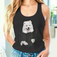 サモエド犬愛好家のためのポケットの中の面白いサモエド タンクトップ