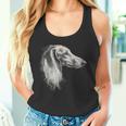 サルーキ 犬 モチーフ ペットアート サルーキ タンクトップ