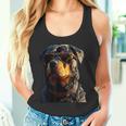 サングラスをかけたロットワイラー 愛犬自慢のロットワイラー タンクトップ