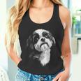 シーズー 犬 モチーフ ペット イラスト シーズー タンクトップ