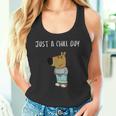 ジャスト・ア・チル・ガイ・ファニー・ミーム タンクトップ