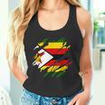 ジンバブエの旗ジンバブエ タンクトップ