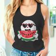スイカを食べるかわいい幽霊 サマーウィーン ハロウィンコスチューム タンクトップ