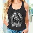 スケルトン メアリー チカーノ X バラ トラディショナル タトゥー フラッシュ タンクトップ