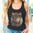 スチームパンク 猫 キティ 子猫 スチームパンク タンクトップ