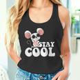 ステイ クール オーサム マウス ウェアリング サングラス 動物 ネズミ タンクトップ