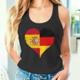 スペインとドイツのハーフaのかっこいい国旗 スペイン ドイツの国旗 Pain German Flag タンクトップ