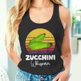 ズッキーニ愛好家 ビーガン ベジタリアン野菜ズッキーニ タンクトップ