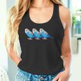 セキセイインコ鳥、セキセイインコ青い鳥 タンクトップ
