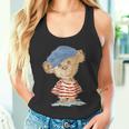 テディベア かわいい 熊 ぬいぐるみ ギフト 動物 アート イラスト タンクトップ