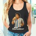 ディエゴ・マラドーナー X デリシャス ドニ ミーム ドナー ケバブ好き タンクトップ