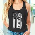 ドッグトレーナー アメリカ国旗 愛国的な犬の訓練 タンクトップ