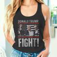 ドナルド・トランプ拳ポンプ We Fight American Flag Trump 2024 タンクトップ