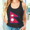ネパールのネパール国旗のお土産。 タンクトップ