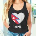 ネパール国旗シャツ タンクトップ