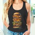 ハンバーガー チーズバーガー ファーストフード愛好家 食通 ギフト タンクトップ
