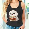 ハンバーガーとかわいいおばけ タンクトップ