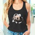 パンダ 面白いtシャツ メンズ 動物 グッズ おもしろ 面白い 服 ネタ 動物 珍獣 熊猫 タンクトップ