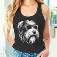 ビアデッド・コリー サングラス 犬 グラフィック デザイン タンクトップ