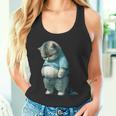 ファニー ファット キャット 子猫 アート デザイン 猫 飼い主 ペット愛好家 ギフト タンクトップ