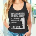 ファニーロッククライマーギフト 男女兼用 クールなゾンビクライミングに タンクトップ