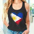 フィリピン独立記念日 I Love Philippines 国旗 ハート タンクトップ