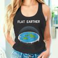 フラットアースマップ 陰謀 タンクトップ