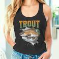ブラウントラウト 釣り アウトドア 自然愛好家 淡水魚 タンクトップ