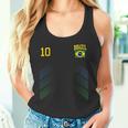 ブラジル サッカーファンジャージー ブラジル国旗 フットボール愛好家 タンクトップ